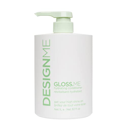 Designme Gloss.me Hydrating Conditioner | Hemp & Argan Oil Conditioner For Damaged Hair | Conditioner For Colored Hair Adds Softness & Shine | Straight Or Curly Hair Conditioner For Dry Hair, 32 Fl Oz #TOP17