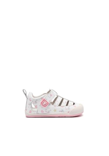 Conguitos - Sandalias Cerradas Respetuosas Unicornio para Niños y Niñas (Rosa/Talla 21)