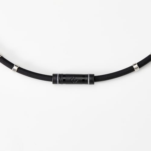 Colantotte 磁気ネックレス ワックルネック RAKU Lサイズ ブラック×シルバー