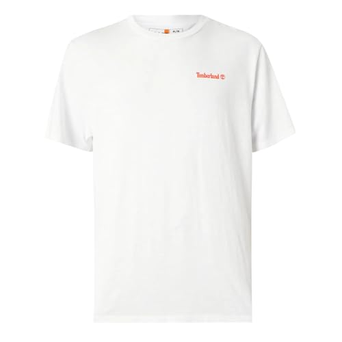 T-shirt Timberland homme manches courtes vêtement coton imprimé dos Fishing