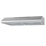 Midea MVU30W4AST - Filtro reutilizable de cocina de acero inoxidable duradero para debajo del gabinete, 30 pulgadas y 2...