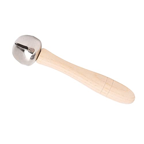Wooden Hand Bell Jingle Stick Shaker Ergonomic Classic Solid Wood For Ringing #TOP4