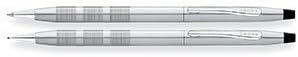 Cross Classic Century Satin Chrome Ball-Point Pen and 0.5mm Pencil Set
