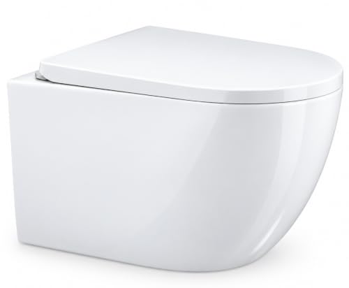 RD Luxury® Hänge-WC spülrandlos mit 360° Tornado-Spülung