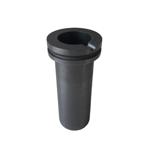 Scienctoress Crisol de grafito de doble anillo de 1 kg/2 kg/3 kg, oro derretido, plata, cobre, molde de fundición para horno, herramientas de joyería (1 kg)