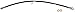 Dorman H621798 Front Passenger Side Brake Hydraulic Hose Compatible with Select Scion Models