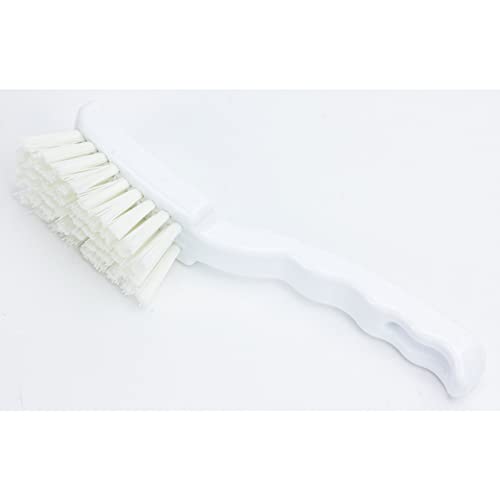 Image of SPARTA Plastic Scrub Brush, Detail Brush, Kitchen Brush with Hanging Hole for Cleaning, 7 Inches, White