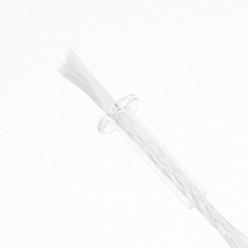 TOYMYTOY オイルランプ用ラボコットンウィック 石油ランプ部品 ガラス芯付き 交換用アルコールバーナー芯ホルダー 2個 [2]