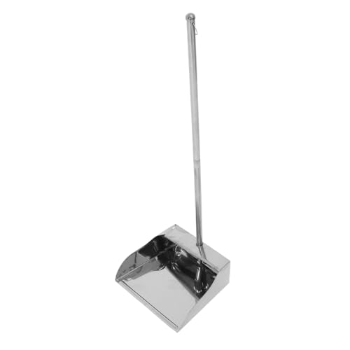 NUOLUX 掃除用ちりとり ステンレス製 丈夫で錆びにくい オフィス キッチン対応 掃除用品 厚みのあるゴミシャベル 持ち運び便利 研磨仕上げで