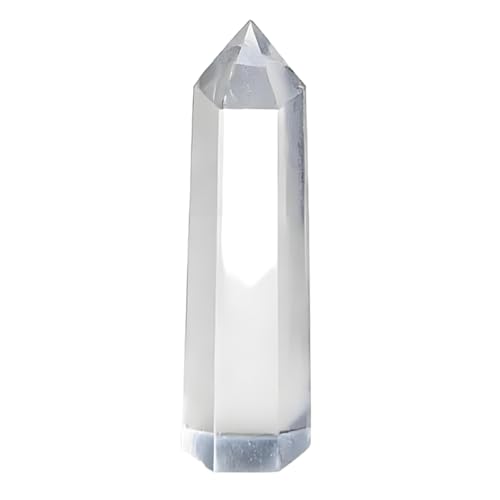 天然水晶 クリスタル 水晶クラスター 幸運の石 標本 観賞用 置き物 風水 家のインテリア 1個（高さ約7~8cm幅約2~2.5cm） - ノーブランド品 - 商品画像