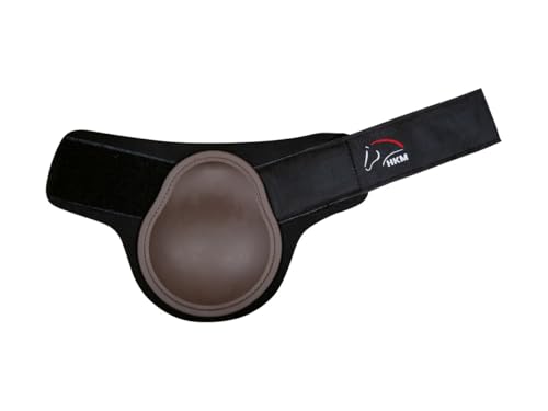 Protectores HKM Classic marrón oscuro Cob con absorción de impactos para tendones