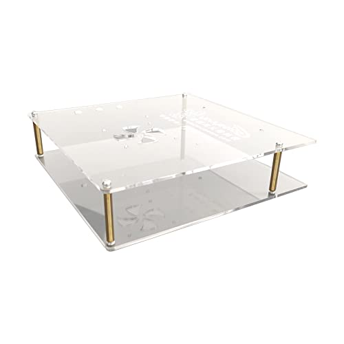 Gabinete acrílico WayPonDEV para placa base Mini-ITX ITX-3588J / AIO-RK3588J miniatura 3