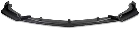EPARTS Front Bumper Body Kit Spoiler Lip Compatible with 2019-2021 Chevrolet Malibu (Unpainted Black)