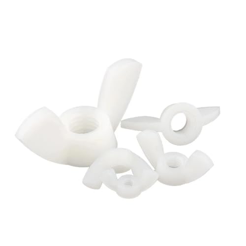 ���i�b�g 50 ��/���i�C�����i�b�g���i�b�g�v���X�`�b�N���i�b�g M3 M4 M5 M6 M8 M10 M12 (Color : White, Size : M5)