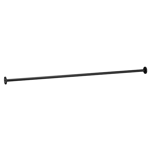 Moen Matte Black 60 Straight Fixed Shower Rod, SF2143BL