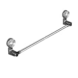 Portasciugamani Ad Angolo Rotante Espandibile Con Aspirazione Regolabile Da 1 Pezzo, Senza Trapano, Portascarpe Salvaspazio for Il Bagno(White 65-130cm)