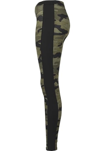 Urban Classics Ladies Camo Stripe Leggings Donna Leggings Mimetico Bosco/Nero S - 6
