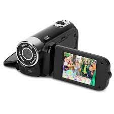Vr .Protable Video Camera Camcorder 16MP 16X Zoom Digital Camera Recorder with 2.7in IPS Screen 270 ° Rotary, Anti Shake Handheld Digital Camcorder for Students Teens Beginner
