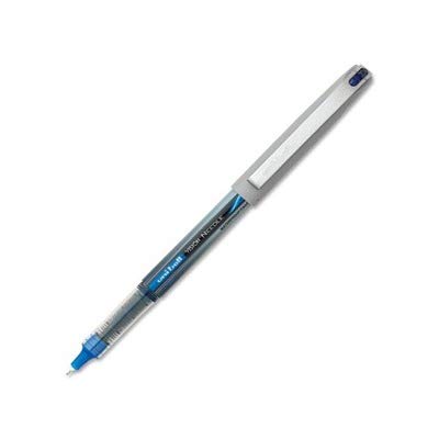 Image of uni-ball uniball Vision Needle Rollerball Pens with 0.7mm Fine Point, Blue, 12 Count