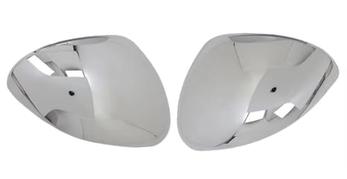 車用サイドミラーキャッ に適合するフィアット 500X 2016-2020 ABSクロームリアビューサイドミラーカバーウィングキャップ外装ドアハウジングシェルトリム