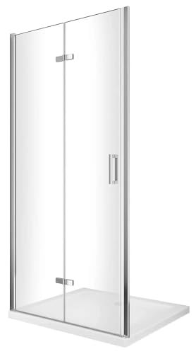 Porta Parete Doccia 100 cm 1 Anta a Libro in