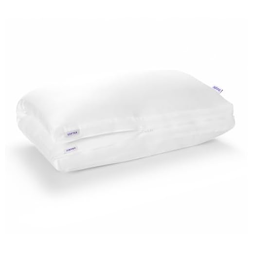 Purple TwinCloud Pillow | Adjustable Support, Perfect Guest Room Pillow, Two Pillows in One
