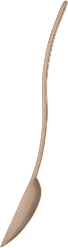 Cfs Plastic Solid Spoon, 9 Inches, Beige, (Pack Of 12) #TOP3