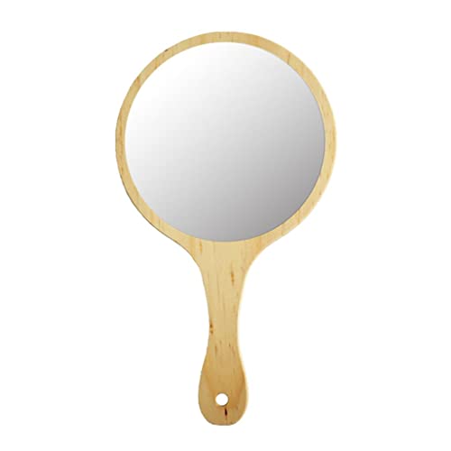 Miroir cosmétique en bois solide et durable pour un maquillage précis