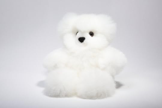 Miniatura 3 de 10"- Alpaca Fur Teddy Bear, Handmade Cute Stuffed Animal Toy for Kids, Soft Cuddly Stuffed Bear for Girls and Boys, Plush Teddy Gift for Kids and