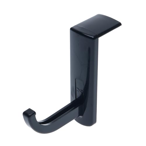Support de casque mural noir pour moniteur d'ordinateur et bureau