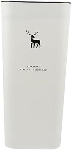 HUDEPOP(売店)わをキッチン浴室用蓋付きスリットプレス式収納鹿柄ゴミ箱30lゴミ箱おしゃれゴミバケツオフィスアクセサリーカバー付きくずかご
