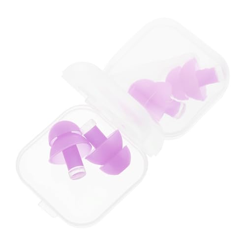 Anneome Silicone Noise-Reduction Earplugs Violet