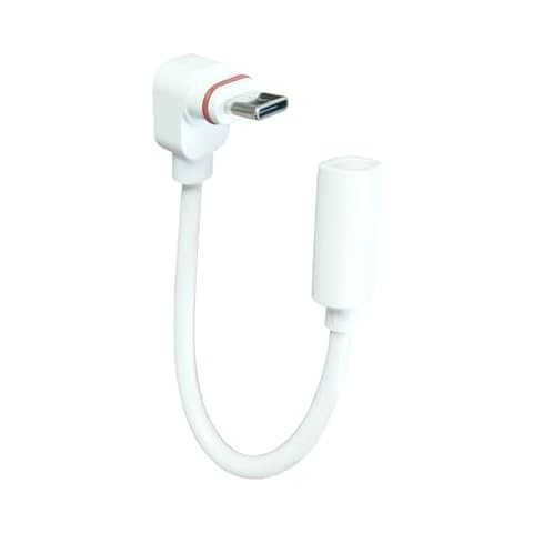 JJMASEE L-Shaped Micro USB to Type C Power Extension Cable (1 Pack) Cover