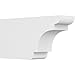 Ekena Millwork RFTP05X10X20NEB New Brighton Architectural Grade PVC Rafter Tail, 5"W X 10"H X 20"L, Unfinished