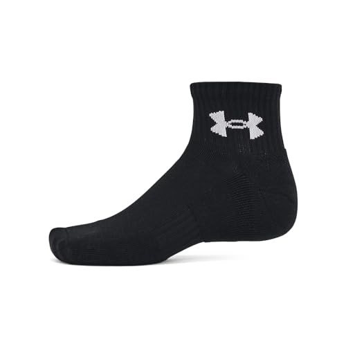 Image of Under Armour Training Cotton Quarter Socks 3-Pack
