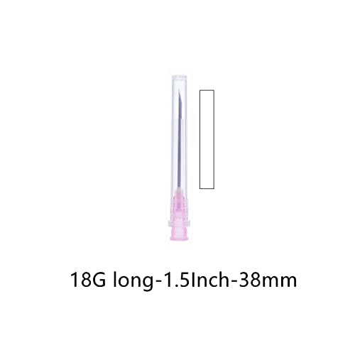 Shaotong Luer Lock Accessories-100Pcs (18G-Long 1.5In) #TOP1