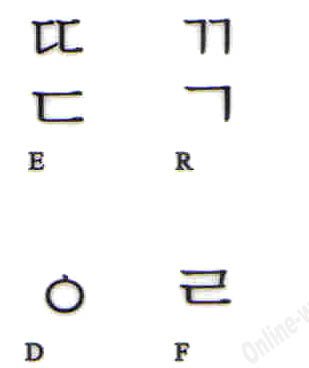 Pegatinas para Teclado Transparente con Letras Negras miniatura 1