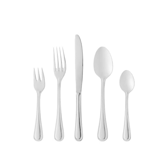 WOLFF Faqueiro de Aço Inox Avalon 30 Peças - Mesa Posta - Itens Para Casa - Utensílios de Cozinha - Enxoval - Casamento - Decoração