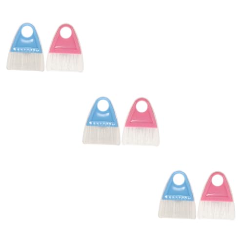 TOVINANNA 2 Sets Desktop Broom and Dustpan Cleaning Kit Mini Household Accessory for Efficient Pet Hair and Debris Removal Color Random for Home and Office Use Random Color
