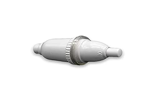 Bouton poire blanc 2 A 250 V.