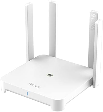 Reyee E3 Wi-Fi 6 Router AX1800 Smart Wi-Fi Mesh Router with 4 High-Gain Antennas, Dual Band Gigabit Wireless Internet Router, 802.11ax WiFi Standard, Beamforming, VPN Server, Seamless Roaming