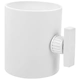 Vaguelly Pvc Luftkanaleinsatz mit Manuellem Regelventil Weiß Einfache Installation Flexible Einstellung Passend für 75 Pvc Rohre für Klimaanlagen und Industrie
