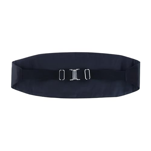 Image of Trafalgar Men's Sutton Solid Color Silk Cummerbund