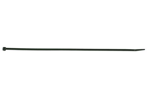 Câble noir 7,6 x 370 mm Connect Atelier Consommables 30322 en lot de 100 pièces