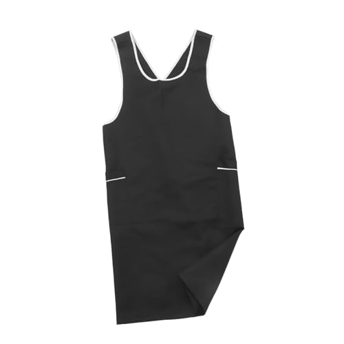 Healeved Barber Hair Uniform Grooming Apron Hair Stylist Apron Professinal Obarber Apron Hairdresser Apron for Women Aprons for Women with Pockets Hairdressing Cape Black