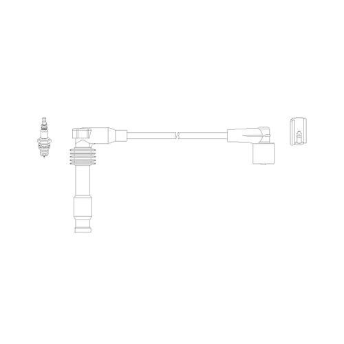 HÜCO 134818 - Juego de Cables de Bujias de Encendido