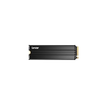 Lexar SSD NM790 de 4 TB com dissipador de calor PCIe Gen4 NVMe M.2 2280 Unidade de estado sólido interna, leitura/gravação de até 7400/6500 MB/s, compatível com PS5, para jogadores e criadores, preto