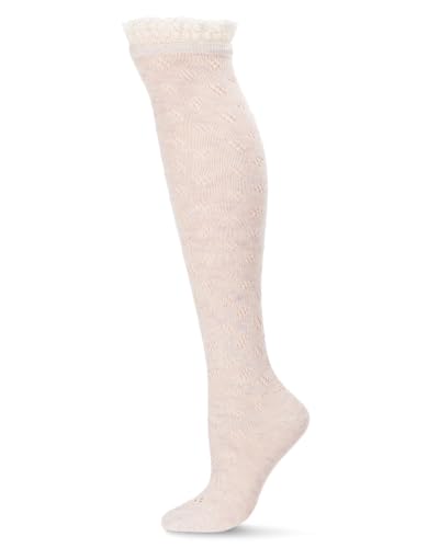 Image of MeMoi Jumbo Cable Over The Knee Cotton Blend Warm Socks