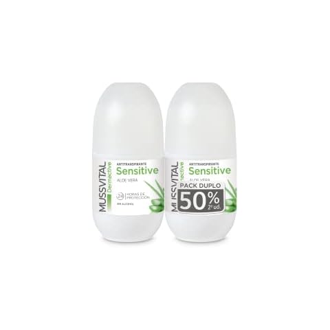 Desodorante Mussvital Dermactive Sensitive aloe vera Pack 2 Uds x 75ml Cover