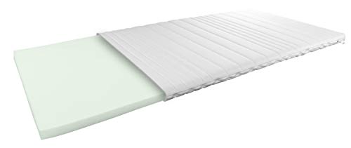 Basic topper 135x180 cm - Zachte & Aanpasbare Matrastopper - Ook geschikt voor boxsprings - Made in Germany - Image 3